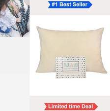 Organic Toddler Pillowcase 100 Cotton 13x18 Natural Machine Wash USA Made