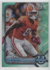 2021-22 Bowman U Chrome Prospects Aqua Refractor 80/299 Justyn Ross #12 0y59