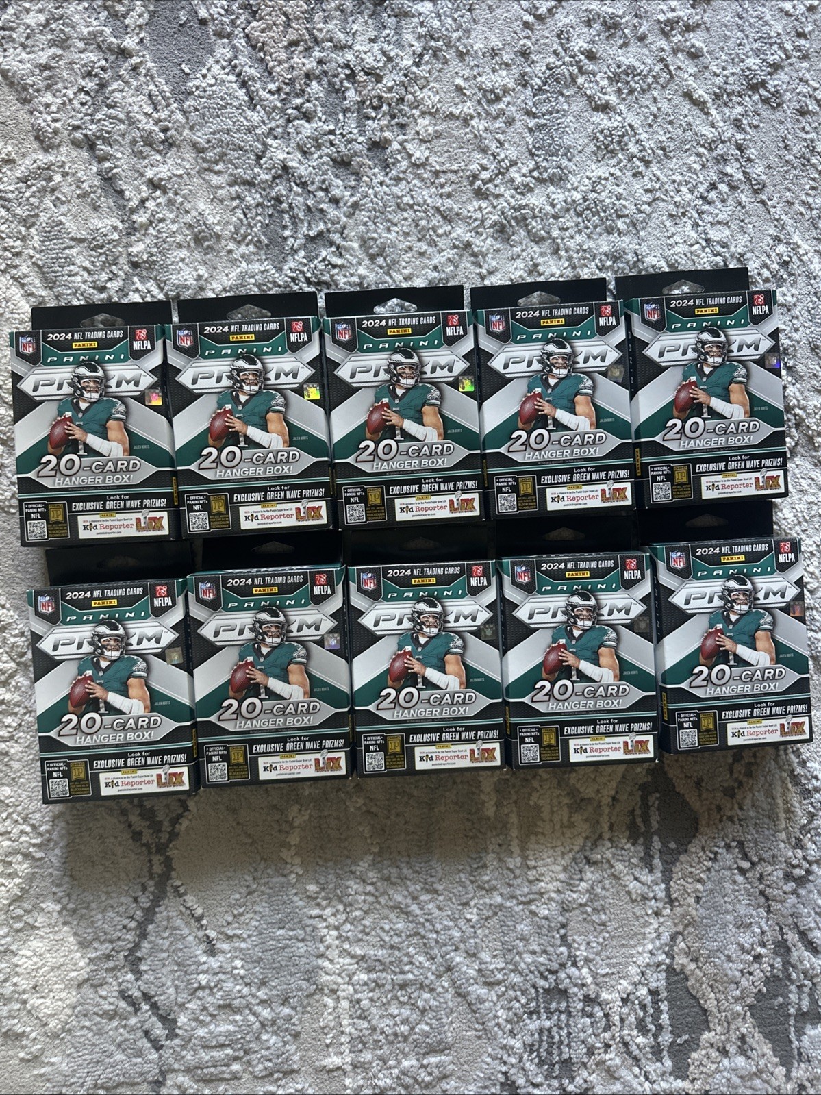 2024 Panini Prizm Football Trading Cards Hanger Box NEW