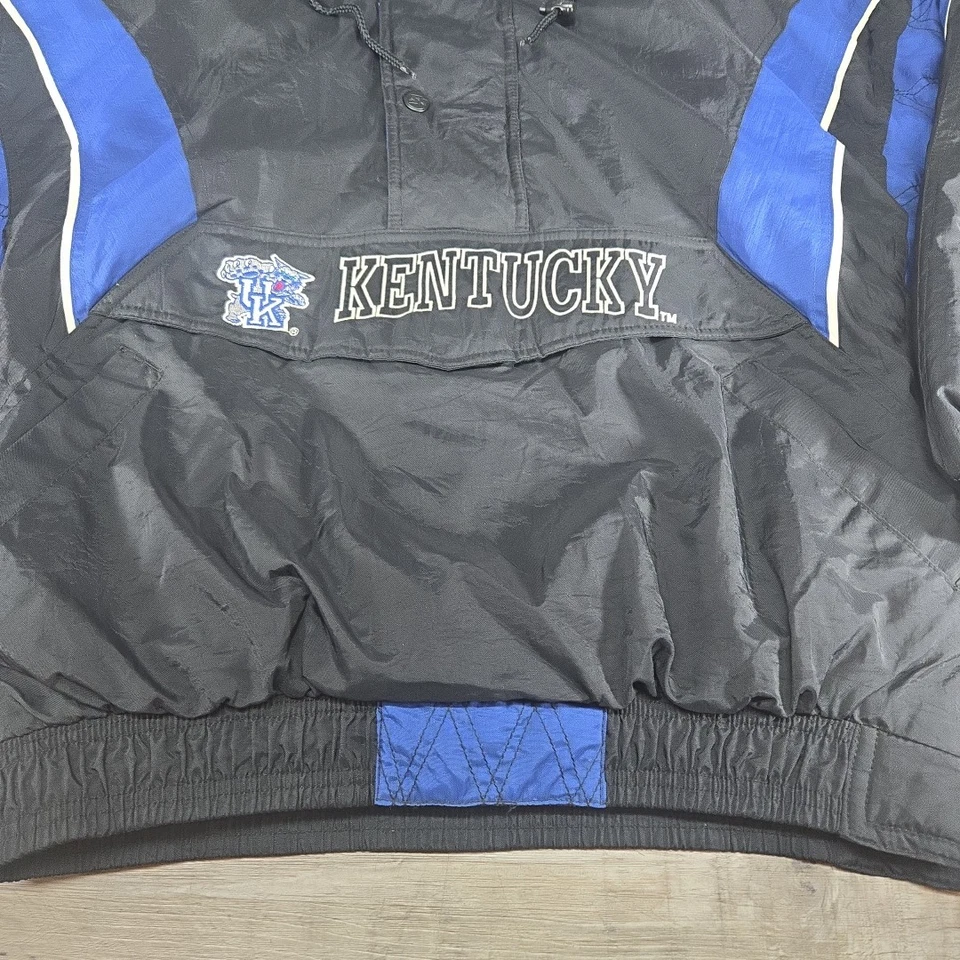 Kentucky Wildcats Jacket Mens Medium Anorak NCAA Basketball Starter  - Image 4 of 4