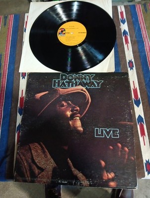 Donny Hathaway Live SD33386 YELLOW ATCO 1972 VINYL ULTRASONIC CLEANED