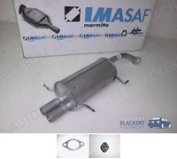 Imasaf Esd Auspuff Endtopf + Anbauteile FüR Mazda MX-3 + 323 C Iv + 323 F Iv 1.8