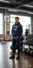 Nike Dallas Cowboys NFL Navy Blue Sweatshirt Size m. Licensed Football
