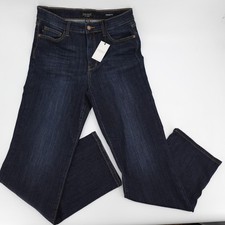 New Judy Blue Jeans Womens 13/31 Dark Wash High Rise Straight Fit Stretch Denim