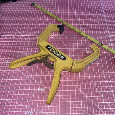 Vintage Handi Clamp USA 4  Quick Grip Quick Release Clamp Irwin Replaceable Tips