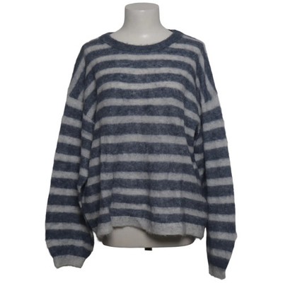 American Vintage, Strickpullover, Größe: M, model: k/nen18c, Blau/Grau #bWn