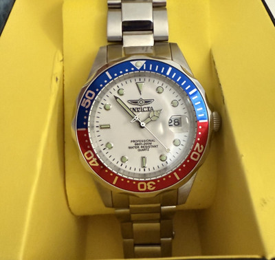 Invicta Pro Diver Men's Watch - 37.5mm, Steel Case, White Dial