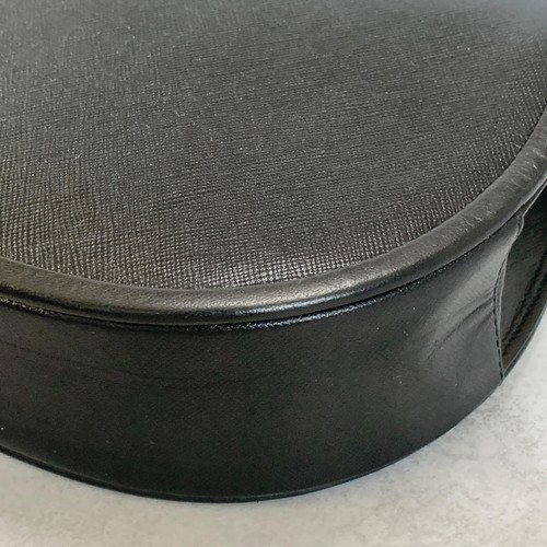 Saint Laurent Bag YSL Shoulder Purse Leather Black Gold Vintage Authentic - Picture 11 of 24