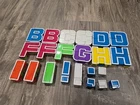 Vintage ALPHA BOTS Alphabet Transformers Letter Robots Lot of 22 ABC Excellent K