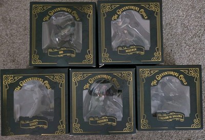 The Oxventure Guild - figure Set Of 5, Dungeons And Dragons,  Signed By Cast