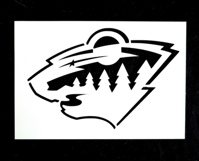 #ad Minnesota Wild Reusable Stencil $5.49