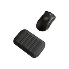 Ergonomic Mouse Wrist Rest, 6.3x3.54x0.79in Memory Foam, Classic Black