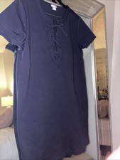 JCrew  Blue  Cotton Dress  Sz L