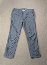 Exofficio Pants Mens 36 Insect Shield Hiking Outdoor Fishing Travel Blue