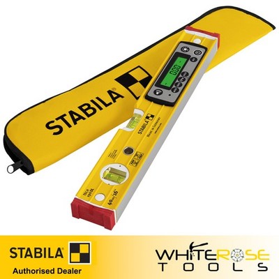 STABILA TECH 196 DL Digitale Wasserwaage wasserdicht mit Tasche 40cm 19830