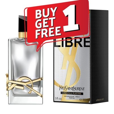 Yves Saint Laurent Libre L Absolu Platine EDP  90 ML Promotion: Pay for 1, get 2