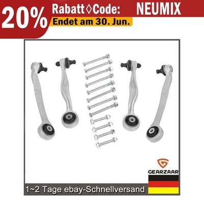 Querlenker Vorne Oben Ersatz für Audi A4 Cabriolet 8H7 8HE 4x Paar 4-tlg L+R