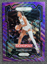 2024 Panini Prizm Monopoly WNBA Diamond Miller #9 Purple Wave Minnesota Lynx
