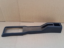 82-84 Dodge Rampage Oem Floor Shift Center Console Black Woodgrain Auto