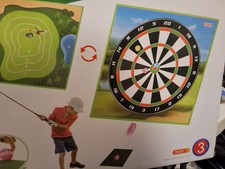 Battle Golf Chipping Game Practice Mat Set Indoor Outdoor Kids Adults In box