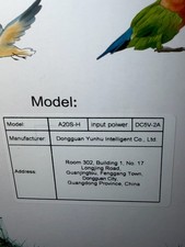 Hi Birds Wifi Smart Bird Feeder with Built in Microphone. Hi-Definition Lens.