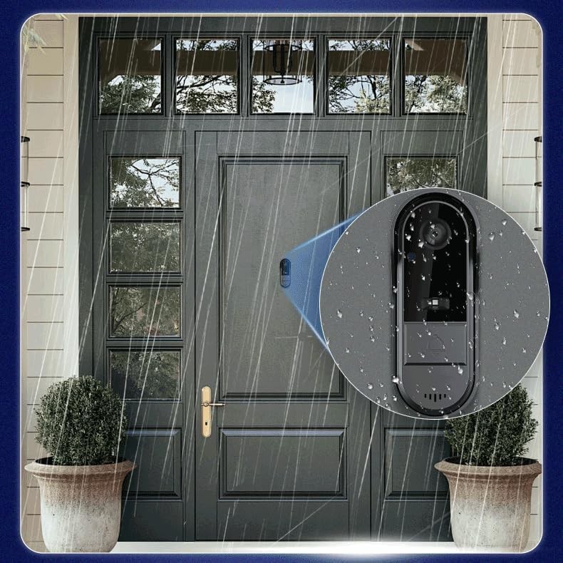 Video Doorbell Wireless Doorbell Camera - with HD 1080P Video, Two-Way ...
