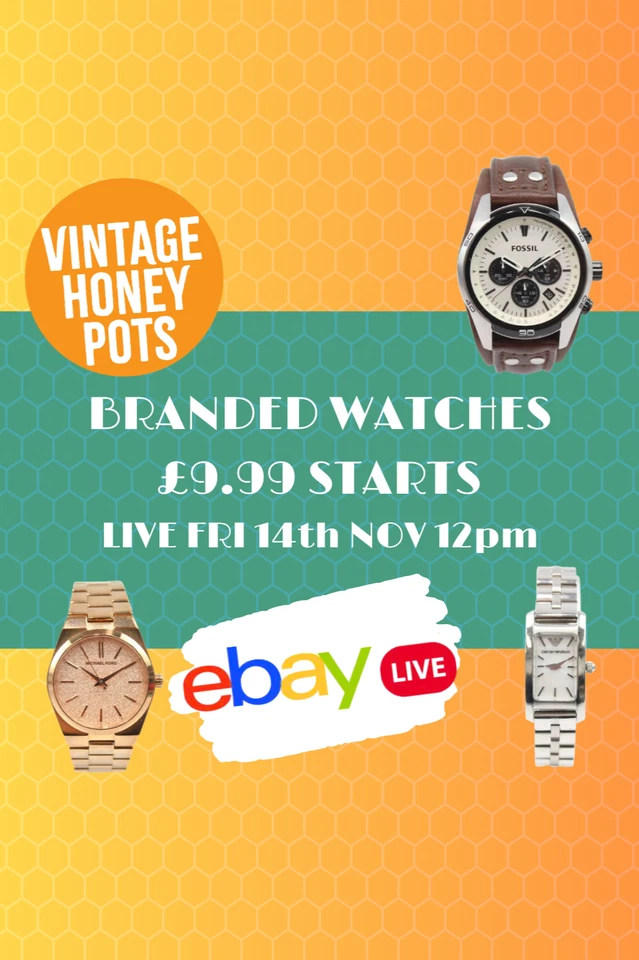 Branded Watches Pre-Loved £9.99 Starts Fri 14th November 12pm