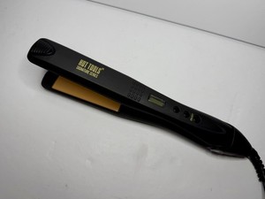 HOT TOOLS Pro Signature Digital Ceramic 1” Flat Iron Black/Gold HTST2575 - Works