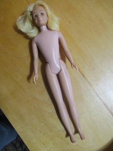 Vintage Mattel Scooter Doll Blonde Hair Freckles 1963 Japan on Foot  No.2