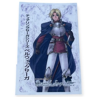 Sony PlayStation 2 Ps2 Berwick Saga 2005 Memory Card Sticker