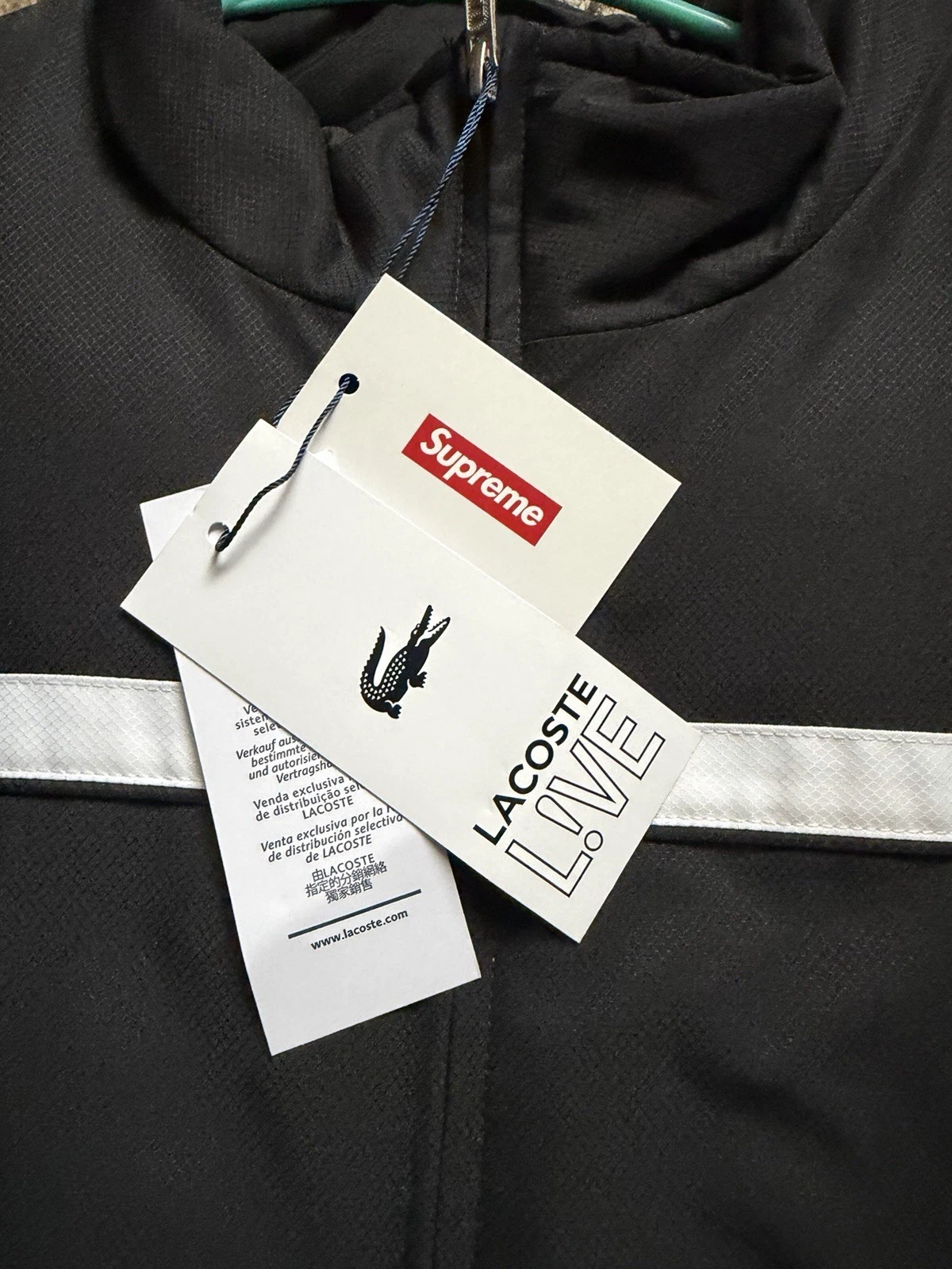 Supreme x LACOSTE Puffy Half Zip Pullover Coat Large image 4