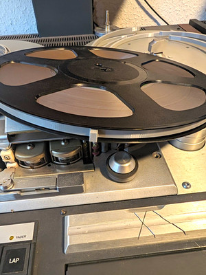 10x Klammern für Spulen, BASF, AGFA, ORWO, Studer, Revox  Reel-to-Reel Grau, 