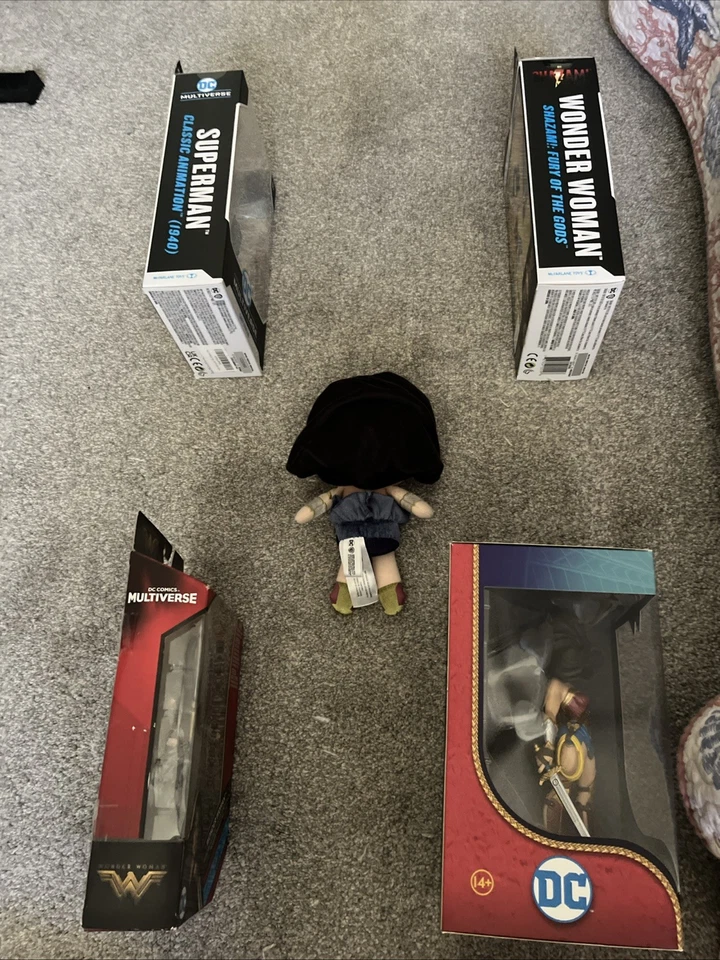 LOTE de figuras de acción DC Superman/Wonder Woman Foto 2 de 4