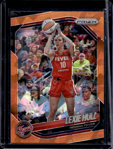 2025 Panini WNBA Prizm Lexie Hull Orange Ice #51 Fever