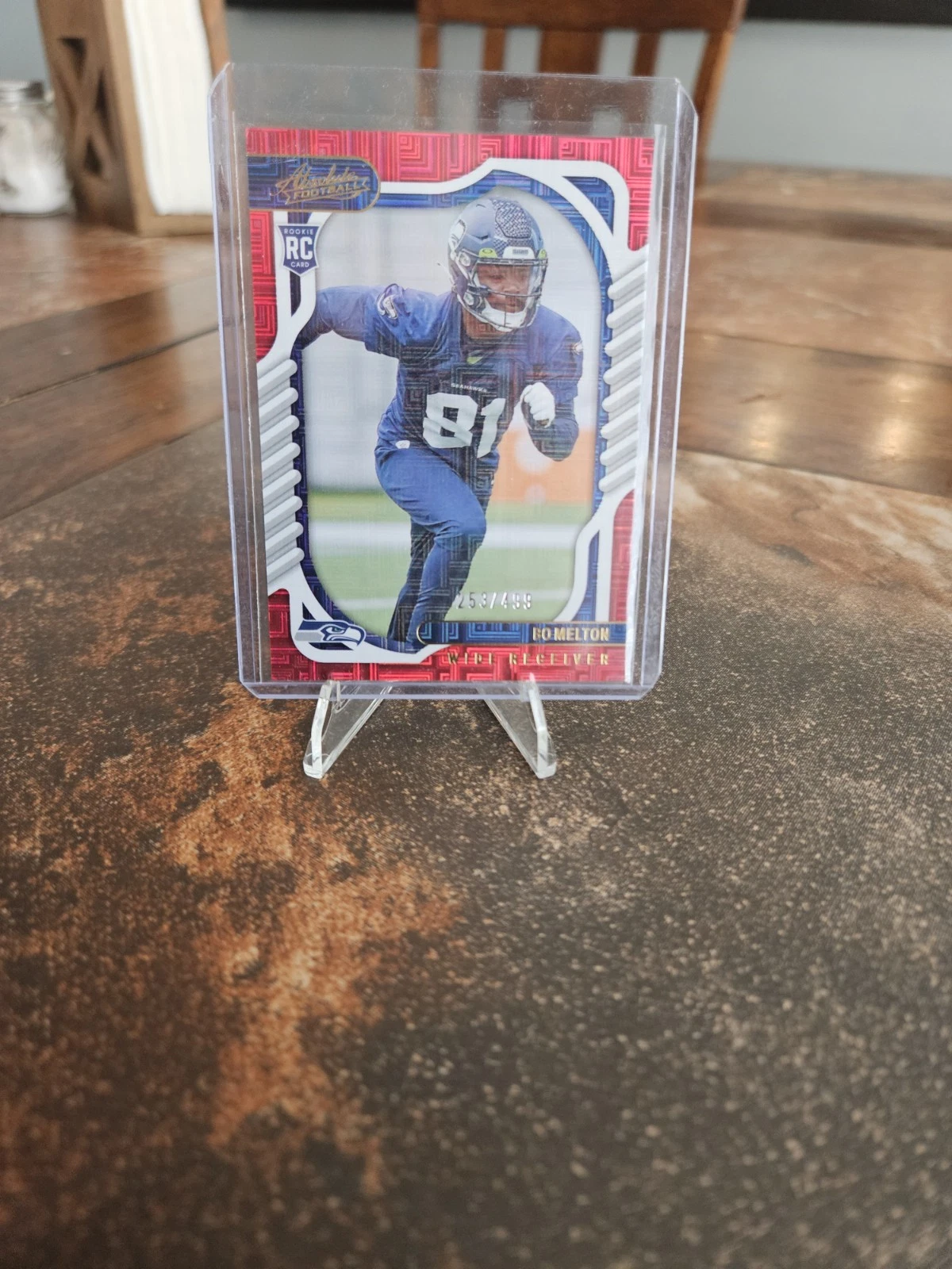 Bo Melton Panini Absolute #146 Signature-Red Spectrum