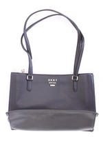 DKNY borsa per le signore buono come nuovo nero di similpelle