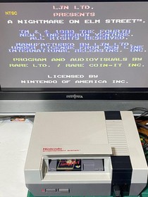 A Nightmare on Elm Street (Nintendo NES) Authentic Game Cart ONLY - TESTED