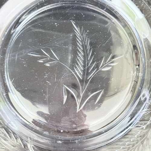 Set Of 6 Vintage Etched Crystal Cambridge Achilles 8" Salad Plate 7104544 7.5" - Picture 3 of 8
