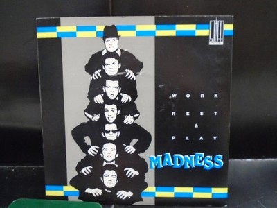 MADNESS E.P '' WORK REST & PLAY '' UK STIFF 33 RPM  7'' 45 EX+ COND.IN Or.PIC SL.