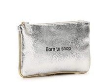 Mini Makeup Pouch Born to Shop