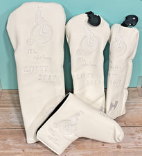 Set 4 Golf Head Cover Headcover 2017 LIN YI Named Club Cover I'll Be Right There