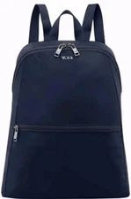 TUMI Just In Case Travel Backpack Packable Nylon Navy Blue NEW w/ Tag