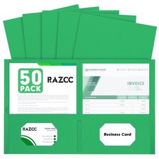Two Pocket Folders, 50 Pack 2 Pocket Folders ...