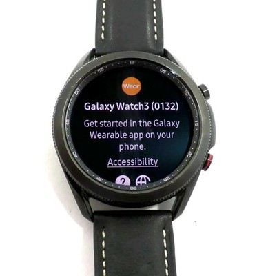 Samsung Galaxy Watch SM-R845U GPS LTE 45mm Aluminum Case Black