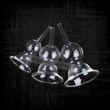 3PCS Vacuum Cupping Glass Cups For Vacuum Breast Enhancement Beauty Machine