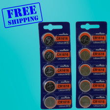 Murata / Sony CR1616 LITHIUM 3V BATTERY Exp,2034 - 10Pcs