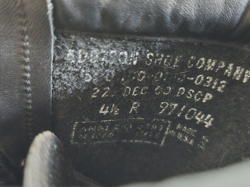 Addison Shoe Company Black Leather ANSI Z41 PT99 Steel Toe Boot size 4.5 R - Picture 5 of 5
