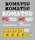 KOMATSU PC120-5 DIGGER DECAL STICKER SET