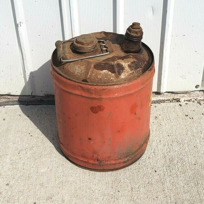 VINTAGE SUPREME QUALITY MOTOR OIL 5 GALLON OIL CAN | eBay