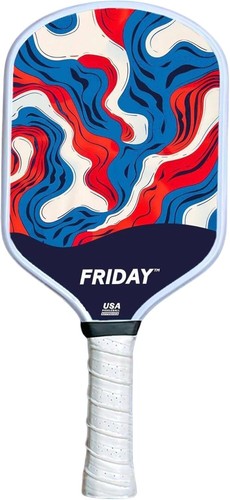 All Level Pickleball Paddle - Honeycomb Core, Gritty Surface, Summer Heat Color - 第 3/8 張圖片